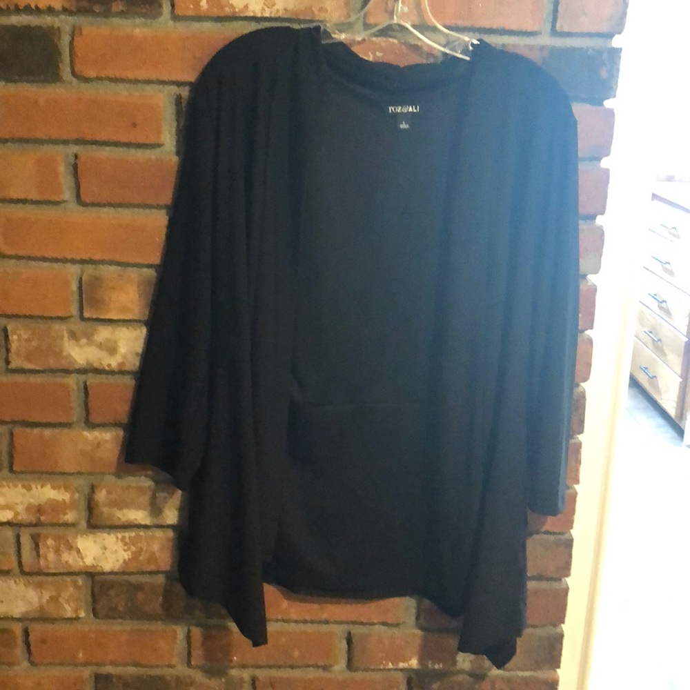 Black business cardigan